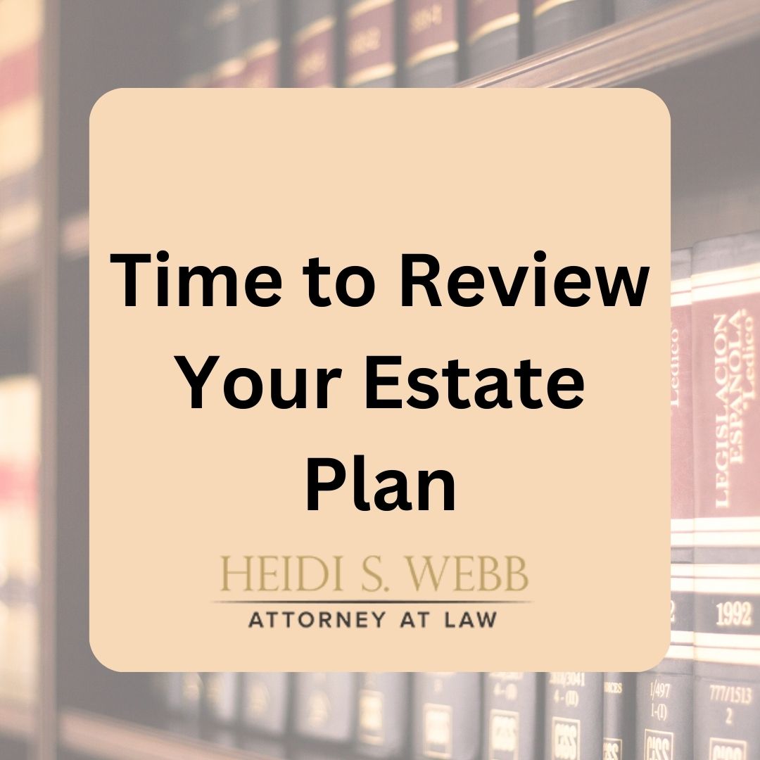 review your estate plan