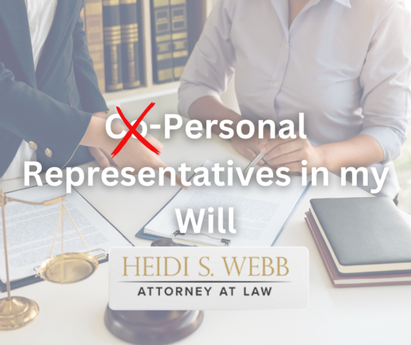 Should My Children be Co-Personal Representatives