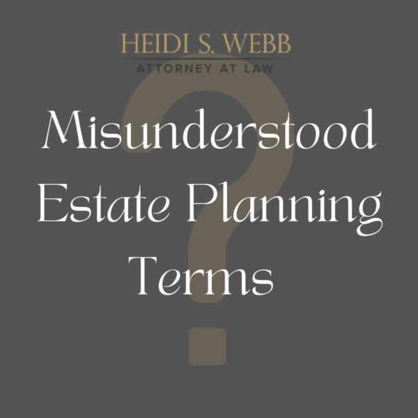 estate planning terms explained