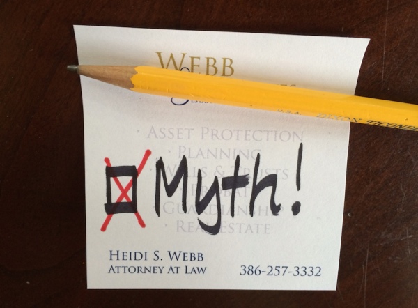 Daytona attorney Heidi S. Webb debunks myths about starting a small business.